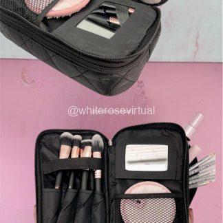 Cosmetiquera Tela Negra Trendy