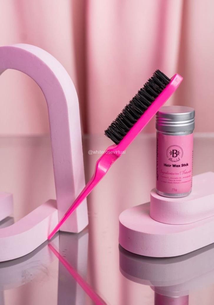 Kit Cepillo Pulidor + Stick Cabello Bloomshell