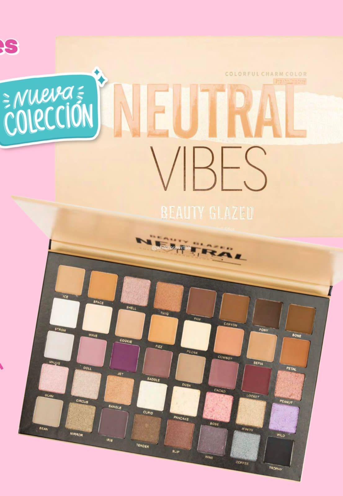 Paleta Neutral Vibes Beauty Glazed