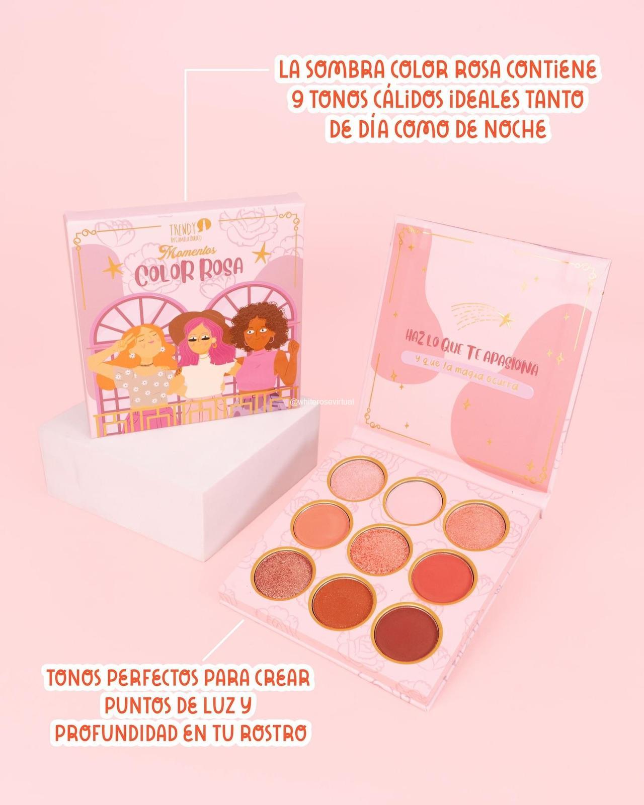 Sombra Color Rosa Trendy