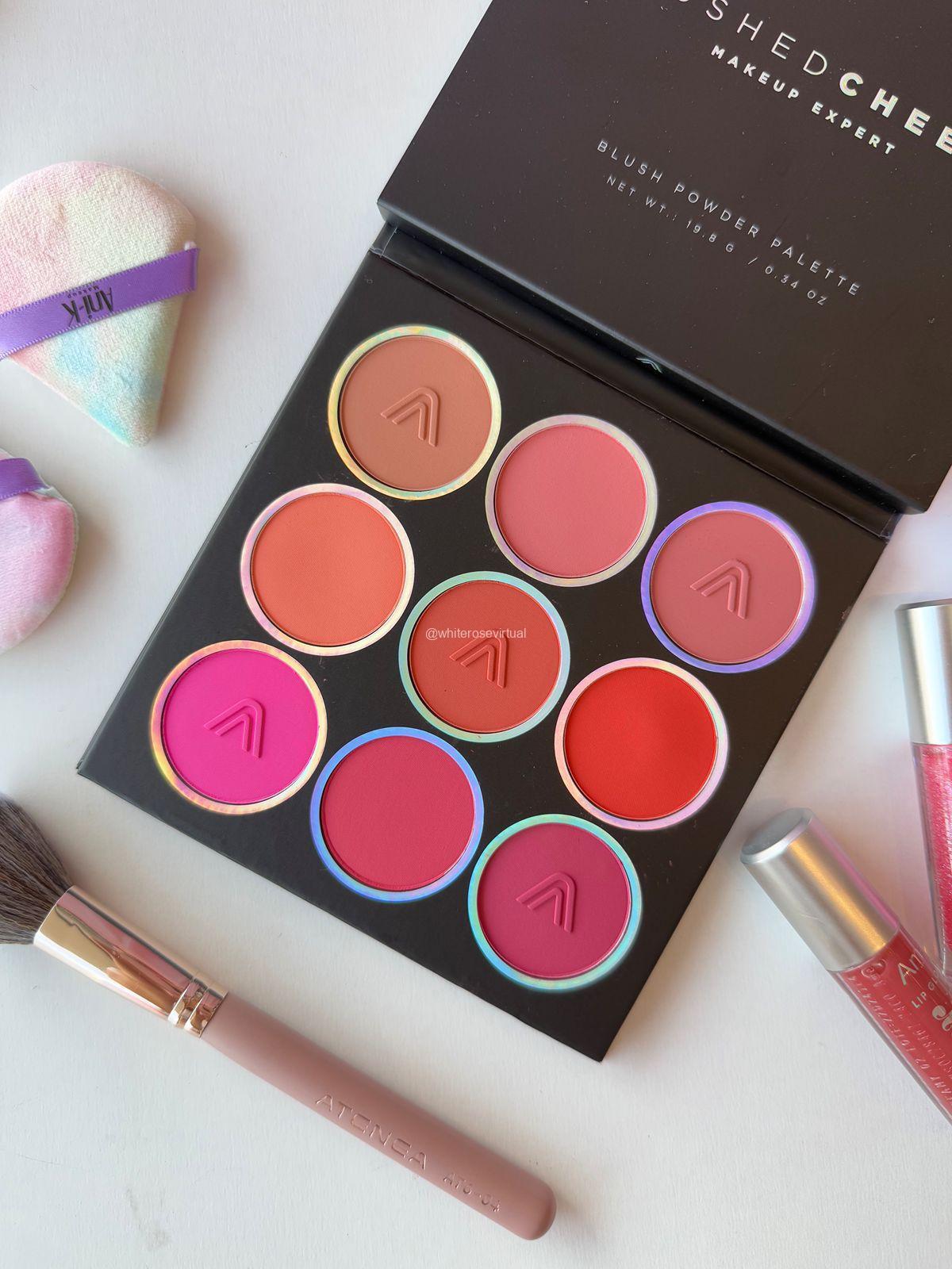Paleta Rubores Blushed x9 Atenea