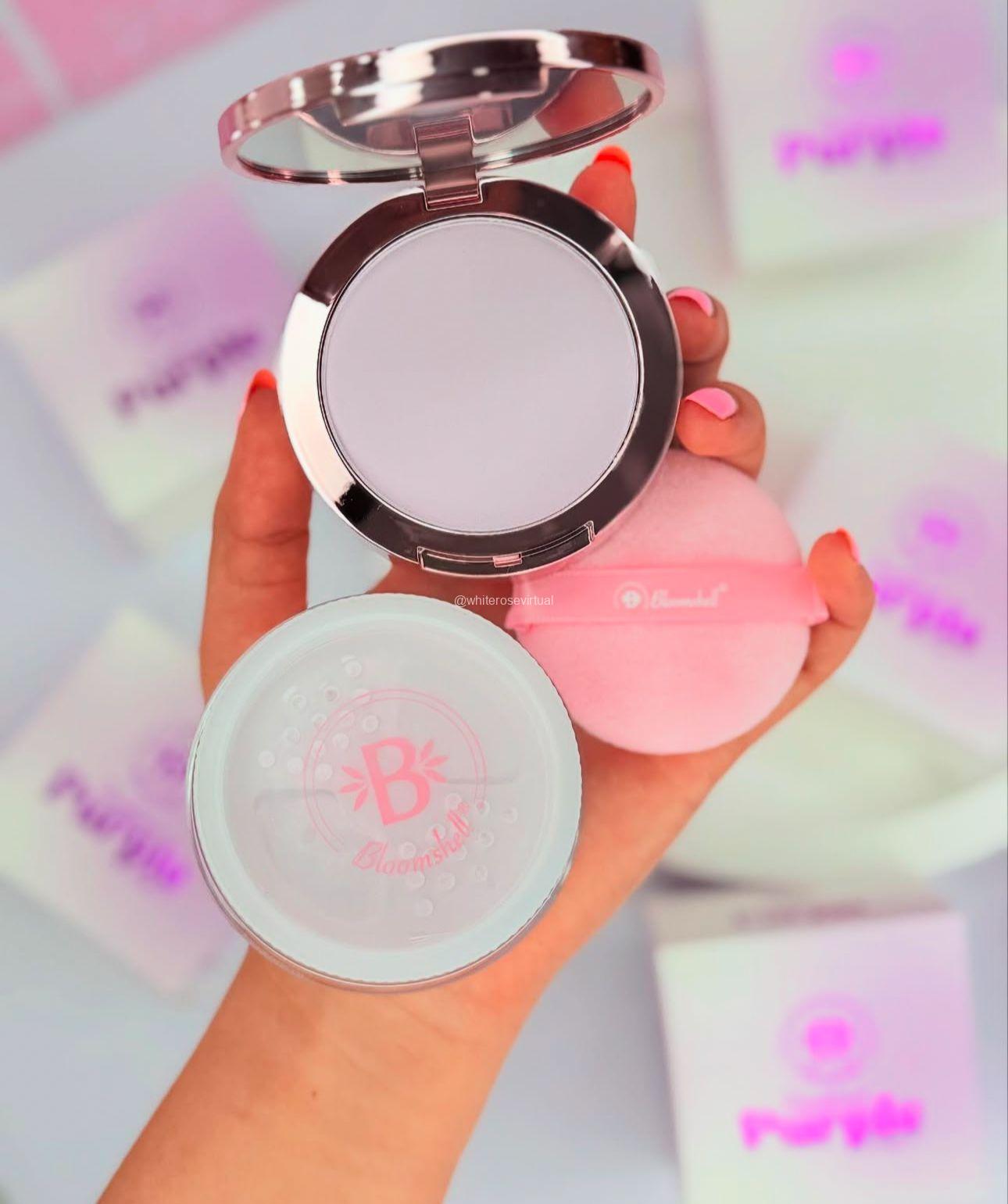 Polvo Suelto 2 en 1 Morado Bloomshell