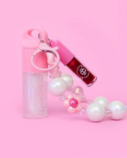 Llavero Gloss Mimosa Grande + Mini Tinta Bloomshell