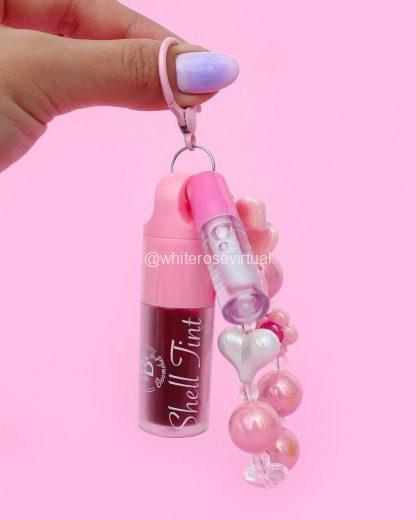 Llavero Tinta Grande + Mini Gloss Mimosa Bloomshell