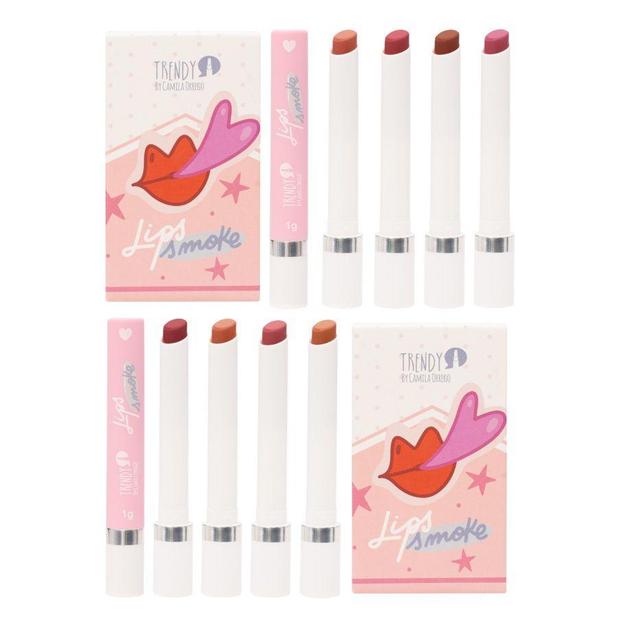 Kit Labiales X4 Lips Smoke Trendy