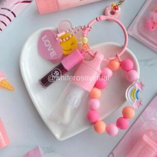 Llavero Flor Mimosa Grande + Tinta Mini Bloomshell