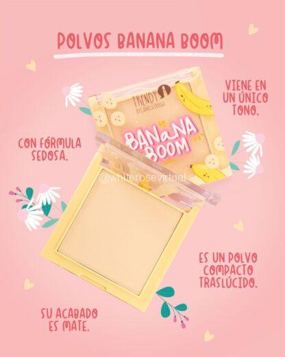 Polvo Compacto Banana Boom Trendy