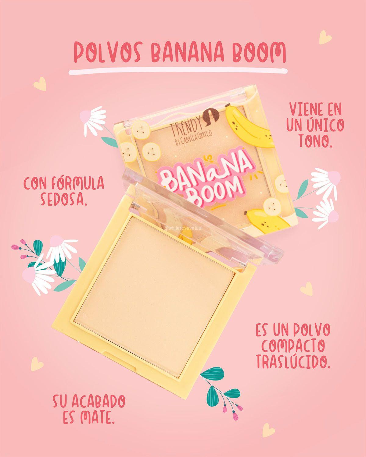 Polvo Compacto Banana Boom Trendy